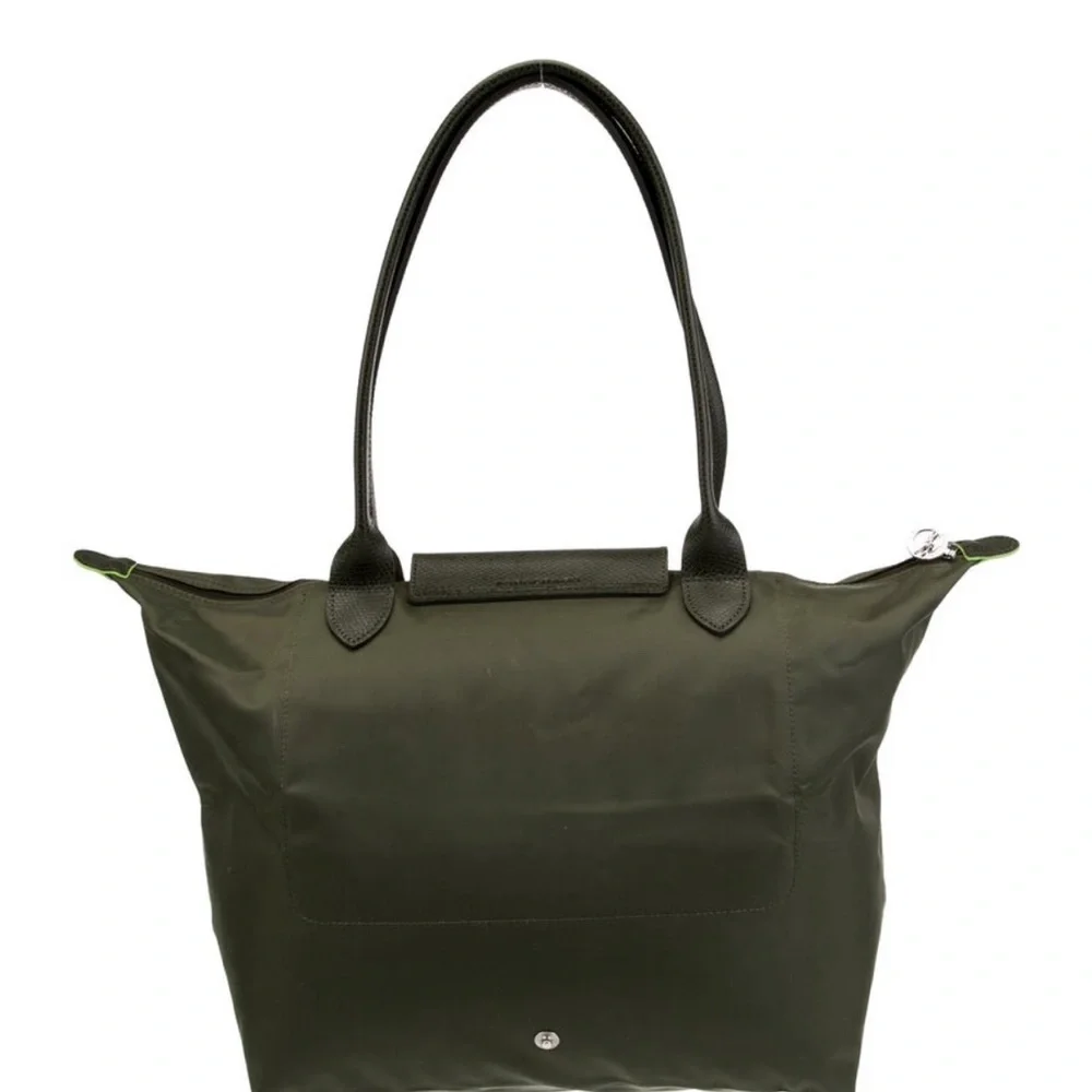 Longchamp Green Nylon Tote Bag - Picture 3 of 9